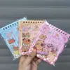 Pegatinas de Paisaje Colección de Escenas en Miniatura Libro de Pegatinas Juguetes Populares para Niños Manual de Niñas Pegatinas de Material Periférico Bloc de Notas