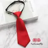 Corbata de Color Sólido para Niños Jardín de Infancia Estudiantes de Primaria Corbata Pequeña Pajarita Corbata de Flores Niños Niñas Uniforme Escolar Uniforme de Clase Disfraz de Actuación
