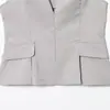 Estilo Europeo y Americano Amazon Aliexpress Tendencia de Moda Caliente Diseño Versátil Estilo Francés Dobladillo de Falda Corta Top para Mujer