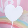 Copyright Decoración de Pastel para Hornear Forma de Corazón Bronceado feliz cumpleaños Tarjeta de Decoración de Pastel Acrílica
