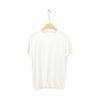 Bailu Clásico Cuello Redondo Tejido Camiseta de Manga Corta Camiseta Base Simple Color Puro Top Ropa Interior de Punto para Mujer Verano Delgado