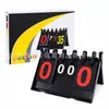 Marcador portátil plegable con panel impermeable para juegos de fútbol, baloncesto y tenis de mesa, contador de puntuación de escritorio, marcador al por mayor