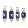 Luz de lectura para coche, luz LED para techo de cabina, 12 V, luz de iluminación interior del maletero, bombilla de doble punta para coche