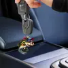 Llavero Colgante Plano de Acrílico 2D Carpa Negra Fresca Transfronteriza Accesorio para Espejo Retrovisor de Coche Pequeño Adorno Colgante
