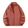 [Série de Cores Dopamina] Jaqueta de Lã Polar Multicor Outono e Inverno Nova Cardigan Feminino Jaqueta Quente com Forro de Lã
