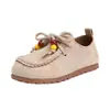 Mocasines Retro con Cordones Estilo Birkenstock para Niñas, Nuevo Modelo Primavera 2026, Zapatos Casuales Planos para Niños Mayores