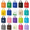 Sacola de compras ecológica em TNT com logo, toque de alta qualidade, para lojas de roupas femininas e uso em vestuário
