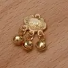 Pingente de cadeado centenário de prata imitação, duradouro, para pulseira de corda DIY feita à mão, acessórios para colar, atacado