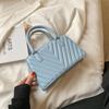 Novas Bolsas Pequenas para Mulheres 2021 Primavera e Verão Novo Estilo Bordado com Linha Bolsa de Ombro Único Transversal Textura Tendência Moda Bolsa de Mão