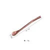 Colher-canudo de aço inoxidável 304 para copo de água de uso duplo, colher para mexer café, colher com coador de chá para suco, atacado
