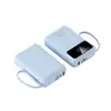 Exclusivo transfronterizo 20000mAh gran capacidad carga rápida 45W puede cargar laptops fácil de transportar con cable incorporado