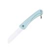 Cuchillo de fruta plegable de cerámica portátil para cocina multifunción pelador cuchillo de cerámica cuchillo para melón y fruta impresión de LOGO