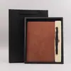 Caixa de Presente para Caderno de Negócios Conjunto de Pen Drives A5 Caderno B5 Atividade de Volta às Aulas para Estudantes Conjunto de Presente