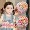 Elástico de Cabelo Infantil com Rosca, Alta Elasticidade, Prendedor de Cabelo, Prendedor Pequeno de Cabelo, Prendedor de Cabelo para Bebê, Elástico Pequeno que Não Machuca o Cabelo