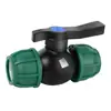 Accesorios de Tubería de Agua Pe de Conexión Rápida 20-63 mm Codo de Acoplamiento Rápido Codo en T Válvula 1/2 Pulgada 3/4 Pulgada Accesorios para Tubería de Riego