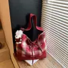 Bolsa de Lona Casual de Gran Capacidad para Mujer 2025 Nuevo Bolso Cruzado Versátil para Viajes Diarios Bolso Tote Relajado Bolso Cubo