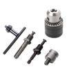 Juego de portabrocas 5 piezas mango cuadrado Vástago martillo eléctrico taladro de impacto accesorios para herramientas eléctricas llave cabezal de conversión juego de 6 piezas