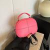 Bolsa Nova de Inverno 2024 Feminina Casual Transversal Retro Simples Moda Simples Feminina Bolsa Almofada Texturizada