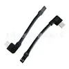 Soporte Magnético para Teléfono Móvil con Cable Antihielo de Codo Lateral Tipo-C/Conector Apple Conexión Macho y Hembra de 2P Carga Rápida
