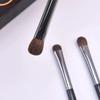 3 Brochas para Sombras de Ojos de Pelo de Caballo, Brochas de Maquillaje Portátiles de Pelo Animal, Brochas para Difuminar Ojos, Brochas de Detalle, Herramientas de Belleza al por Mayor