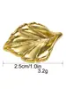 Botones Decorativos Pequeños de Aleación con Forma de Hoja Fragante para Abrigos, Cárdigans, Vestidos, Zapatos, Sombreros, Botones Versátiles para Coser a Mano DIY en Stock
