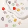 Color Degradado Hielo Translúcido Arrugado Hoja Acrílico Adorno Pegatina DIY Arete Accesorios para Aretes Accesorios para el Cabello Accesorios para Ropa