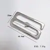 Fivela de Liga de Zinco em Forma de 9 Fivela de Metal em Forma de Nove Fivela Antiderrapante em Forma de Nove Fivela para Suspensório Fivela para Roupa Íntima Fivela de Ajuste para Alça de Sutiã