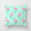 Fábrica multi-especificação imitação super macio criativo desenho animado flamingo fronha quarto estudo almofada de apoio para cintura capa