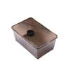 Caja grande para alimentación de mascotas con orificio de ventilación, caja para rastreros vivos, caja para araña, escorpión, rana cornuda de palacio, tortuga