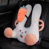 Almofada de Carro Multifuncional em Forma de H com Animal e Fruta Desenho Animado Almofada para Dormir de Lado Almofada Almofada Lombar Almofada de Cochilo