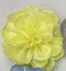 6,5cm Flor de Organza com Glitter Fino Elegante de Fada Borda Assada Acessórios para Cabelo Flor Acessórios Flor para Sapato Flor para Bolsa diy Acessórios para Cabelo