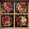2027 Nuevo Modelo Año del Cordero Bendición de Año Nuevo Pegatinas para Ventana Adhesión Estática Pegatinas de Pantalla de Cristal Recorte de Papel Decoraciones de Año Nuevo del Festival de Primavera