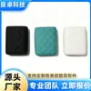 Funda de silicona para cepillo de dientes eléctrico de color sólido con patrón de diamantes y logo personalizado para niños, funda de cepillo de dientes en forma de U