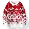 Suéteres de cuello redondo para hombre y mujer, Camisas base de punto rojas engrosadas de Año Zodiacal para Otoño e Invierno, Ropa de Navidad y Año Nuevo de la marca Trbottomy