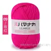 4 Ovillos de Hilo de Algodón Leche de Grosor Medio Hilo para Bebé Kit de Materiales para Tejer Crochet Hecho a Mano DIY Ramo de Muñeca