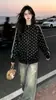 Sudadera de Marca de Moda Estilo Americano a Rayas con Cuello Alto y Estampado de Estrellas para Mujer, Chaqueta Deportiva Casual Otoño e Invierno, Novedad Otoño 2026