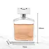 Suministro botella de perfume 100ml perfume Botella de Vidrio perfume botella vacía botella transparente con tapa botella de perfume fondo grueso
