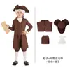 Día de la Independencia de Estados Unidos Cosplay Disfraz de Tío Sam para Niños Halloween Juego de Rol Disfraz de Cosplay Disfraz de Actuación