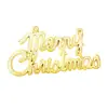 Feliz Navidad Letreros de Cartas en Inglés Decoración Navideña Regalos Adornos para el Árbol de Navidad