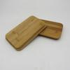 Pote de Vidro para Almoço com Tampa de Bambu, Recipiente Retangular de Alimentos de Alto Borossilicato, Caixa Selada à Prova de Poeira de Bambu, Caixa Bento para Conservar Fresco, Tecelagem de Bambu