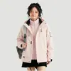 Nueva chaqueta de pareja de grafeno, conjunto de tres en uno para hombre y mujer 0.05 kg por pieza, chaqueta polar impermeable y cortavientos para exteriores de otoño e invierno