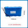 Bateria Lítio Ferro Fosfato 32650 3.2V Bateria para Luz de Rua Solar Nova Bateria de Grande Capacidade Pacote Fonte de Alimentação