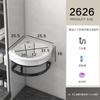 Lavatório de Parede Banheiro Varanda Lavatório Combinação Mini Simples Lavar Triângulo Apartamento Pequeno Bacia Cerâmica