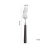 Cuchillo, tenedor y cuchara de acero inoxidable 304 transfronterizo, cubertería de palo de rosa, cuchillo occidental, cuchara de punta, cuchara redonda, cuchara de postre, tenedor de mesa, cuchara pequeña