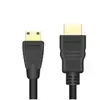 Hdmi a mini hdmi HD transmisión de datos SLR acero recubierto de cobre edición 1.4 a-c cable de cámara