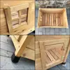Nido para Gato Callejero Madera Maciza Exterior Impermeable Resistente al Frío Cálido de Invierno Casa para Gatos Cerrada Villa para Gatos Casa para Gatos Exterior