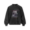 Sudadera con Estampado de Personaje Retro Americano Tie-dye Deslavada Primavera y Otoño Holgada Casual Moderna para Hombre 350g Ropa Deportiva Lavada