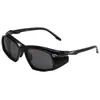Han Meng Gafas Deportivas para Ciclismo de Día y Noche, Doble Uso, Cortavientos, con Visera, para Exteriores, Cortavientos, contra Arena, de Colores, Gafas Polarizadas