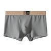 Ropa interior de seda de hielo para hombre Huajielong nueva, color sólido, venta al por mayor, cintura media, talla grande, transpirable, boxer briefs para hombre, se puede entregar en su nombre