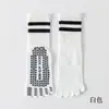 Calcetines de Yoga de Cinco Dedos Calcetines para Pantorrilla Pilates Entrenamiento Antideslizantes Profesionales para Mujer Otoño/Invierno Deportes de Interior Especiales Calcetines Largos